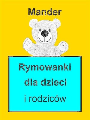 cover image of Rymowanki dla dzieci i rodziców